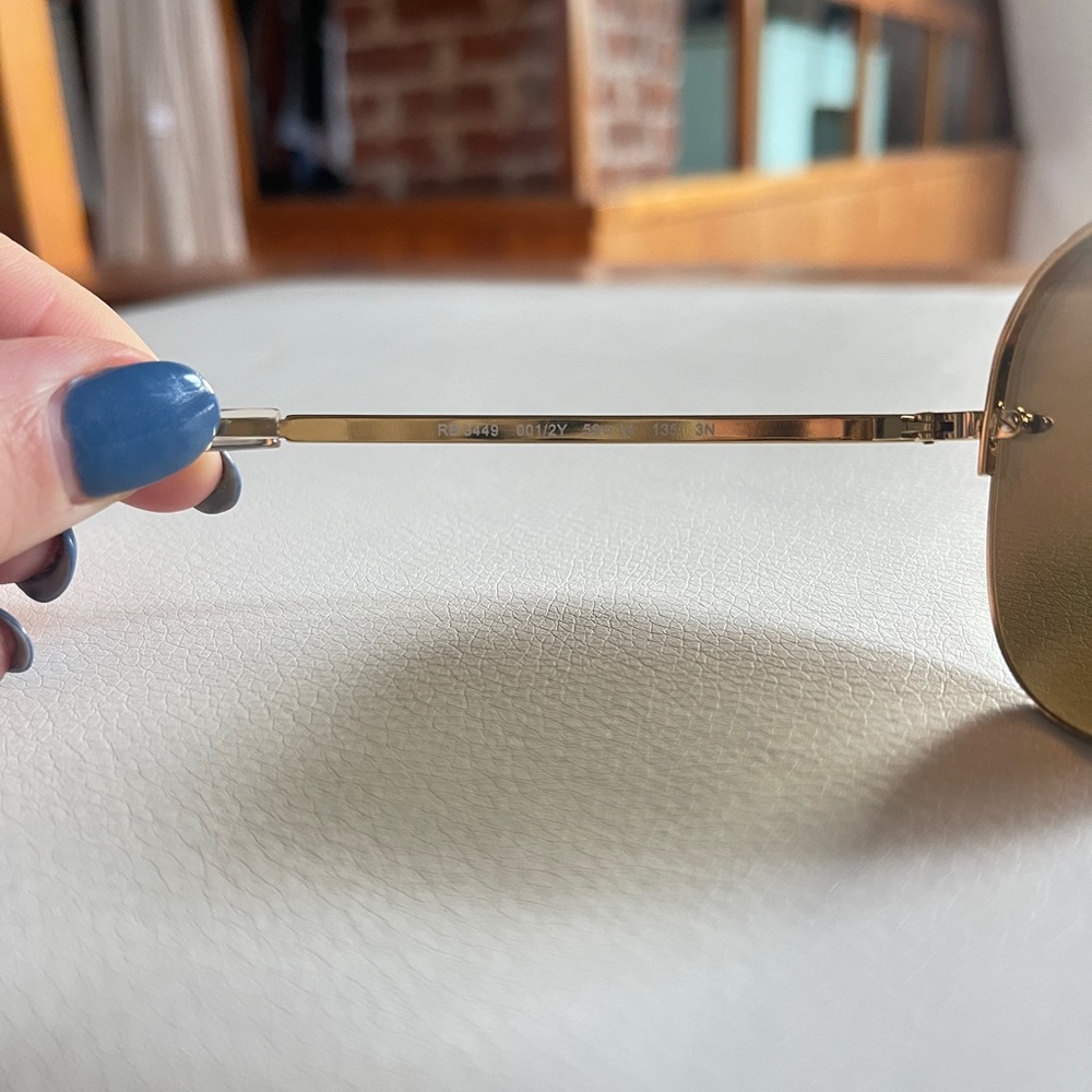 Gold Ray Bans Reflection Mirror Type - image 3